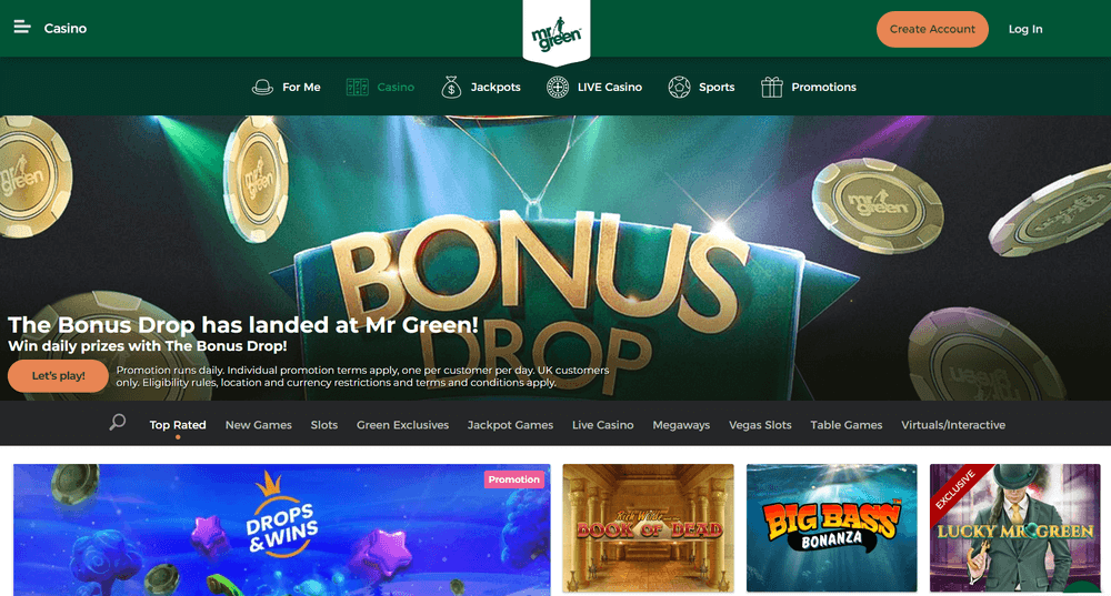 Mr Green Casino review